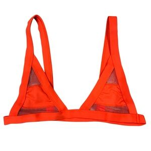 Minimale Animale Mirage bikini top triangle cups mesh inserts Size Large